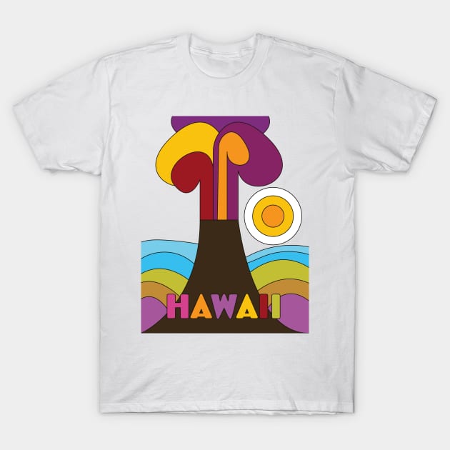 Hawaii 1960s Travel poster T-Shirt by nickemporium1